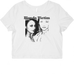 Ladies Slim Fit Crop Top Tee