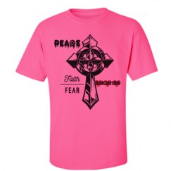 Unisex Ultra Cotton Safety Neon Crewneck Tee