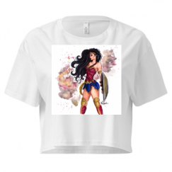 Ladies Festival Cali Crop Top Tee