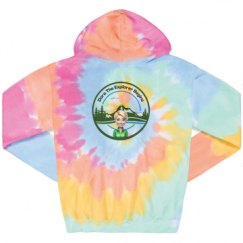 Unisex Tie-Dye Fleece Hoodie