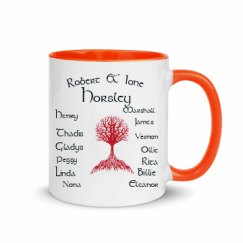 11oz Ceramic Mug with Color Inside