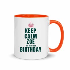 11oz Ceramic Mug with Color Inside