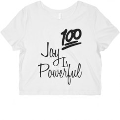 Ladies Slim Fit Crop Top Tee