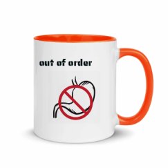 11oz Ceramic Mug with Color Inside