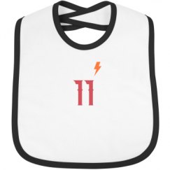 Infant Contrast Trim Bib