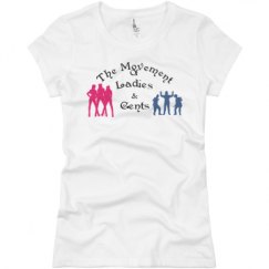 Ladies Slim Fit Basic Promo Jersey Tee