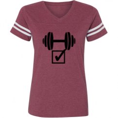 Ladies Relaxed Fit Vintage Sports Tee