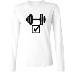 Ladies Relaxed Fit Basic Long Sleeve Tee