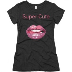 Ladies Slim Fit Super Soft Triblend Tee