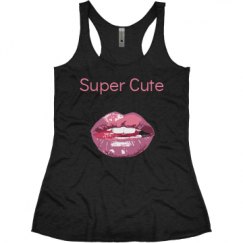 Ladies Slim Fit Super Soft Racerback Triblend Tank