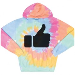 Unisex Tie-Dye Fleece Hoodie