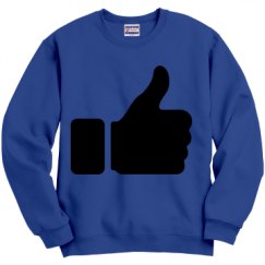 Unisex Film and Foil Crewneck Sweatshirt