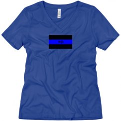 Ladies Relaxed Fit V-Neck Tee