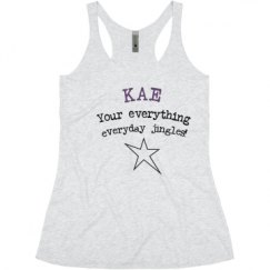 Ladies Slim Fit Super Soft Racerback Triblend Tank