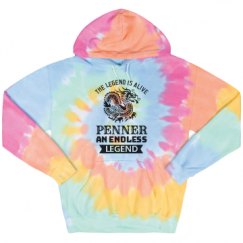 Unisex Tie-Dye Fleece Hoodie