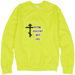 Unisex Neon Crewneck Sweatshirt