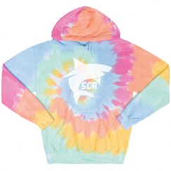 Unisex Tie-Dye Fleece Hoodie