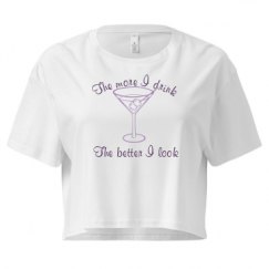 Ladies Festival Cali Crop Top Tee