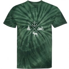 Unisex Tie-Dye Cyclone Pinwheel Tee