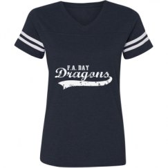 Ladies Relaxed Fit Vintage Sports Tee