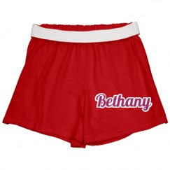 Slim Fit Cheer Shorts