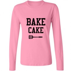 Ladies Relaxed Fit Basic Long Sleeve Tee