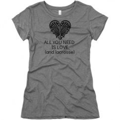 Ladies Slim Fit Super Soft Triblend Tee
