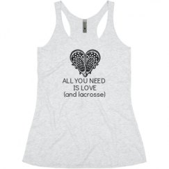 Ladies Slim Fit Super Soft Racerback Triblend Tank