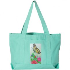 Seaside Cotton Canvas Pigment-Dyed Boat Tote Bag