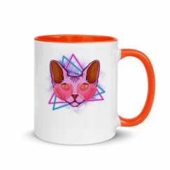 11oz Ceramic Mug with Color Inside