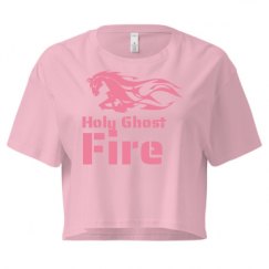 Ladies Festival Cali Crop Top Tee