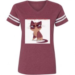 Ladies Relaxed Fit Vintage Sports Tee