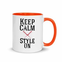 11oz Ceramic Mug with Color Inside