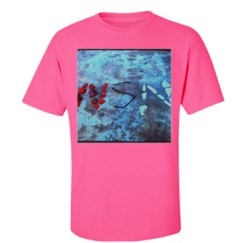 Unisex Ultra Cotton Safety Neon Crewneck Tee