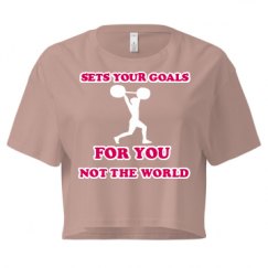 Ladies Festival Cali Crop Top Tee