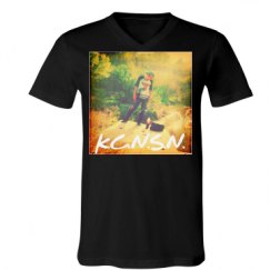 Unisex V-Neck Jersey Tee