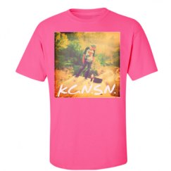 Unisex Ultra Cotton Safety Neon Crewneck Tee