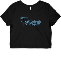 Ladies Slim Fit Crop Top Tee