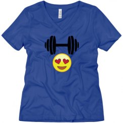 Ladies Relaxed Fit V-Neck Tee