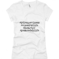 Ladies Slim Fit Basic Promo Jersey Tee