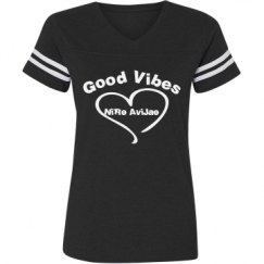 Ladies Relaxed Fit Vintage Sports Tee