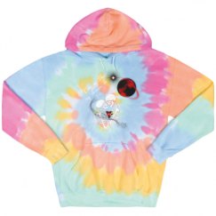 Unisex Tie-Dye Fleece Hoodie
