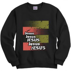 Unisex Film and Foil Crewneck Sweatshirt