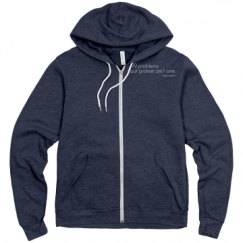 Unisex Fleece Full Zip Midweight Hoodie