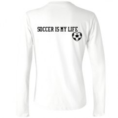 Ladies Relaxed Fit Basic Long Sleeve Tee