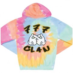 Unisex Tie-Dye Fleece Hoodie