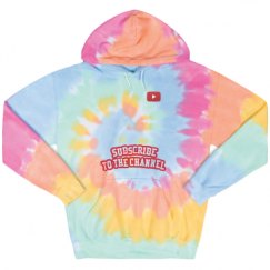 Unisex Tie-Dye Fleece Hoodie