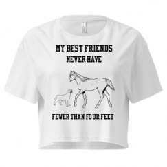 Ladies Festival Cali Crop Top Tee