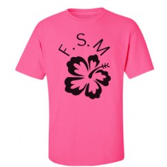 Unisex Ultra Cotton Safety Neon Crewneck Tee