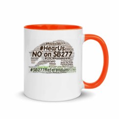 11oz Ceramic Mug with Color Inside